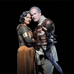 Antony and Cleopatra, SFO, 2022, Amina Edris and Gerald Finley